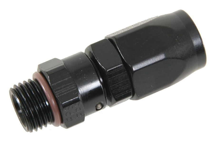 10an Hose to 10An Male ORB fitting - Black